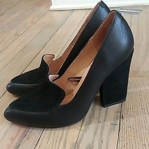 H&M designer line genuine Leather Heels